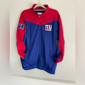 New York Giants Official NFL fleece line Sweat Jacket Men’s Size Large